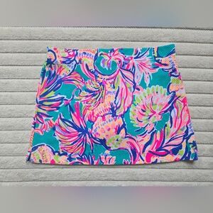 NWT Lilly Pulitzer Marigold Stretch Skort, Size Large